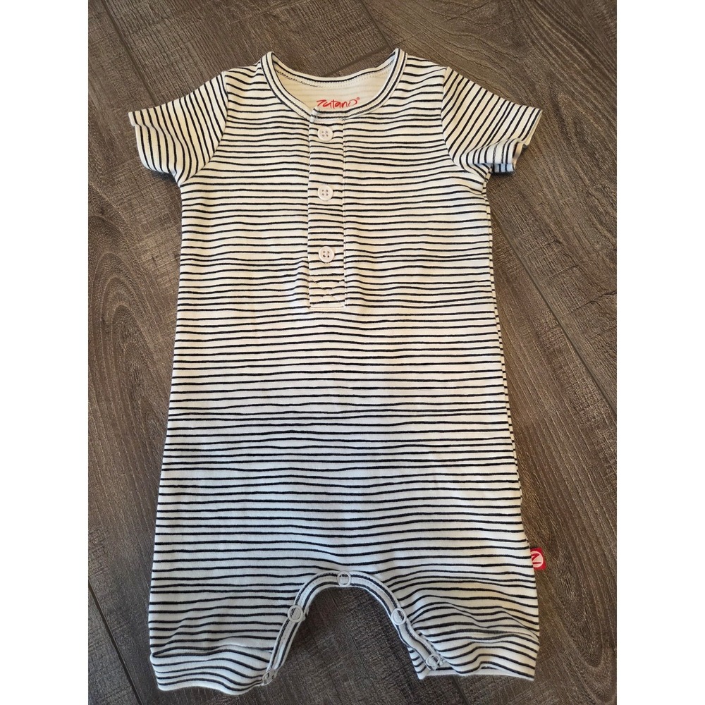 Zutano baby boy romper 6 mos